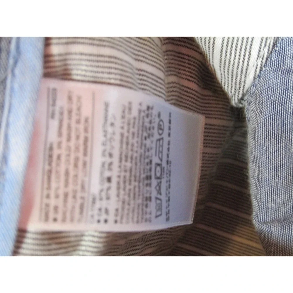 BANANA REPUBLIC Mason Chino Pants Men 30x32 Navy Blue Flat Front Straight Preppy